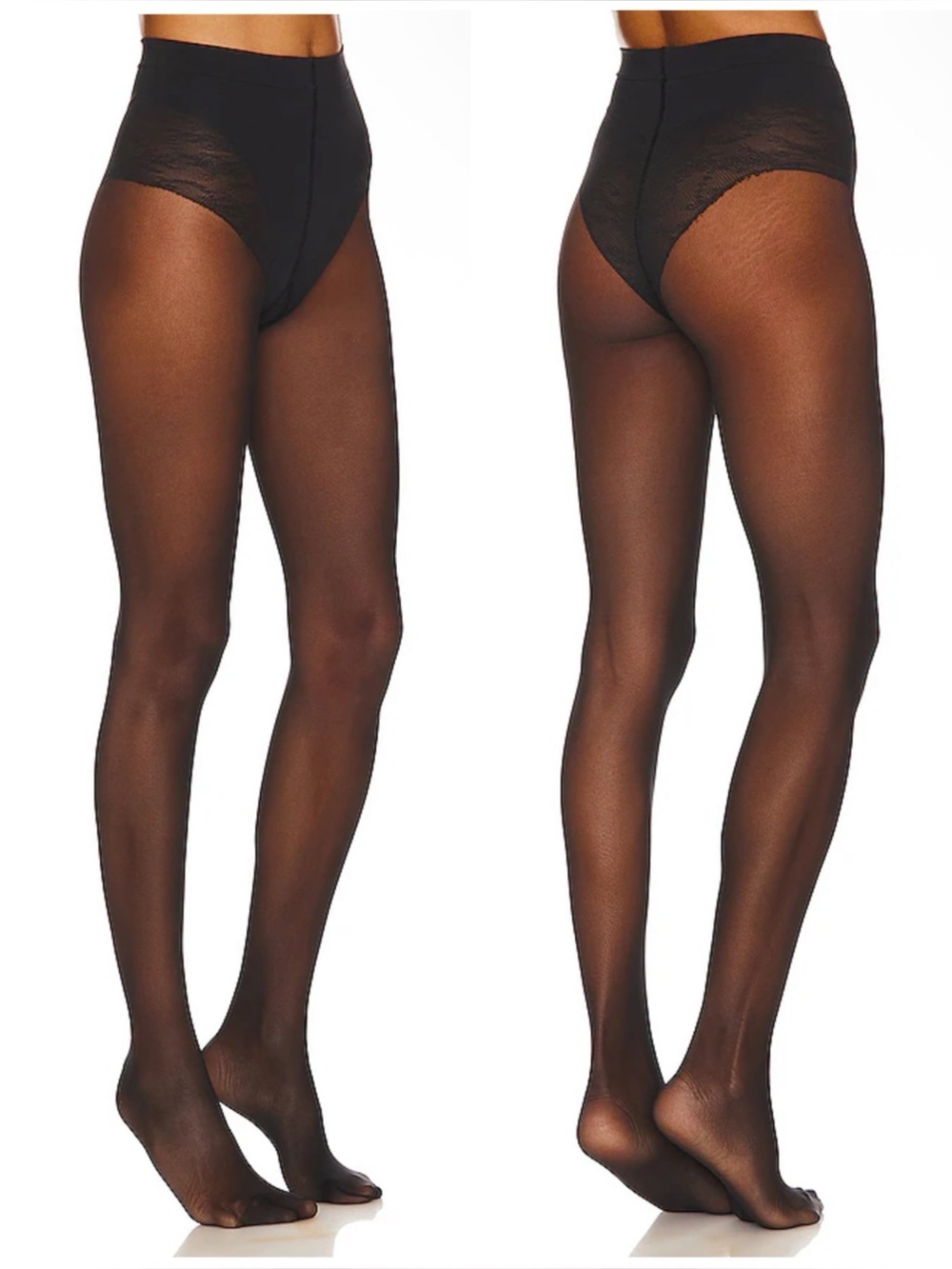 Wolford Tummy 20 Control Top Tights in Black Size S